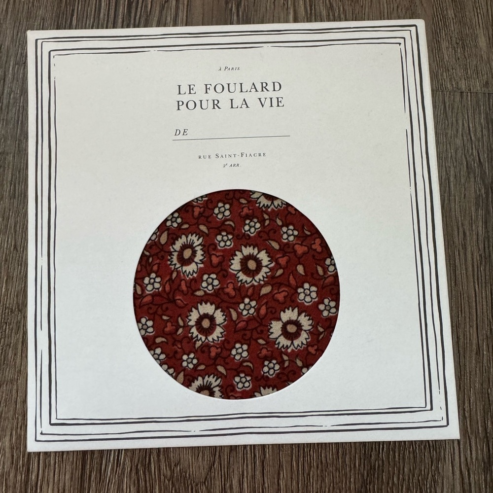 Le Foulard Pour La Vie Floral Scarf- Sézane